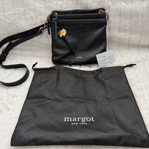Margot NY 10x9 Black Crossbody Bag